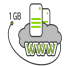 WEBhosting.1000 (Webspace monatliche Miete inkl. 1 Domain)